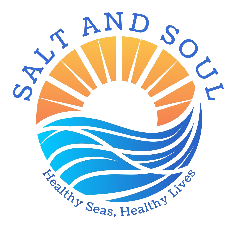 Salt and Soul logo with stylized text in a modern font, emphasizing a clean and minimalist design.