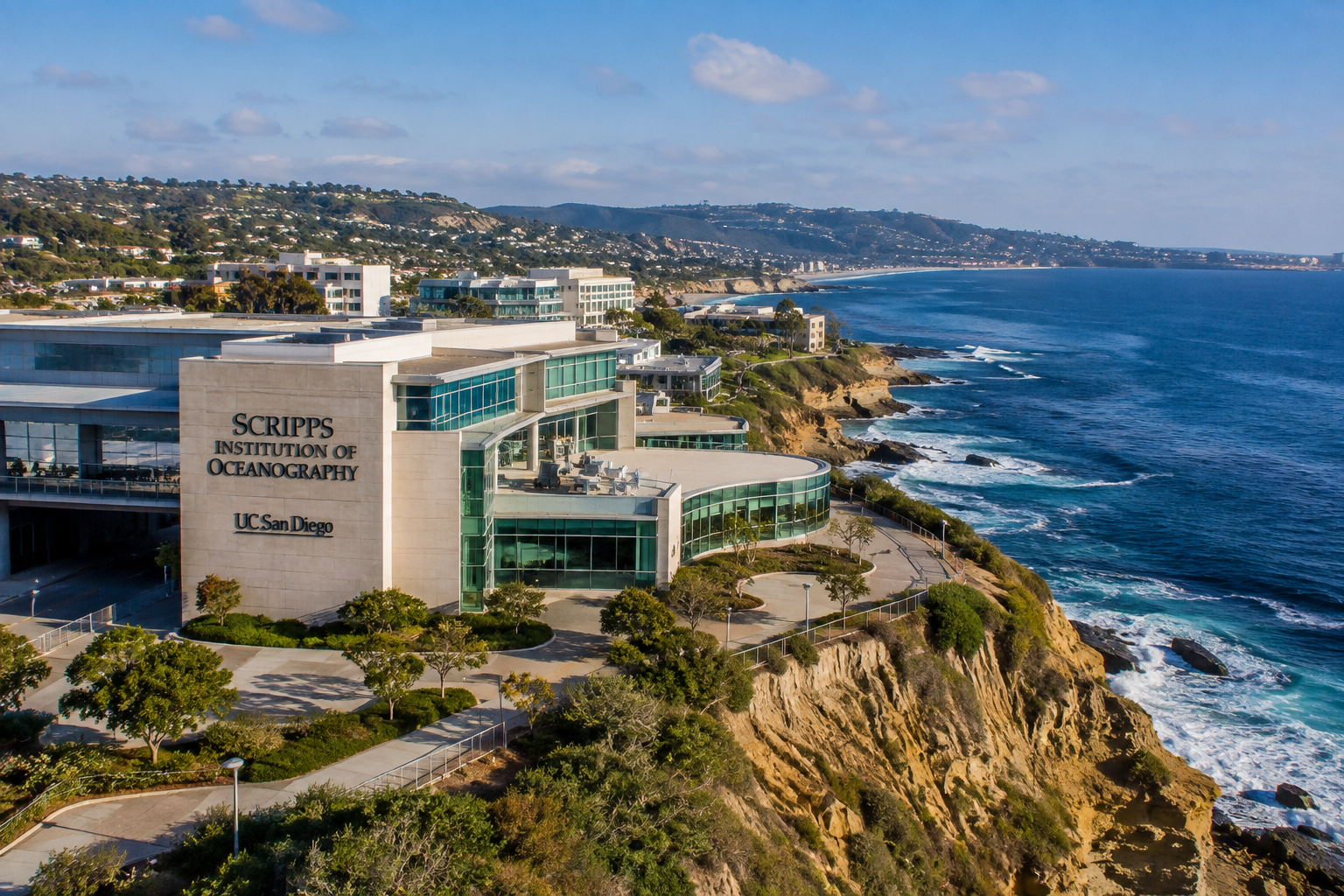 A serene ocean scene at dusk with a clear sky, highlighting the ocean oxygen loss effects discussed by Scripps scientists.